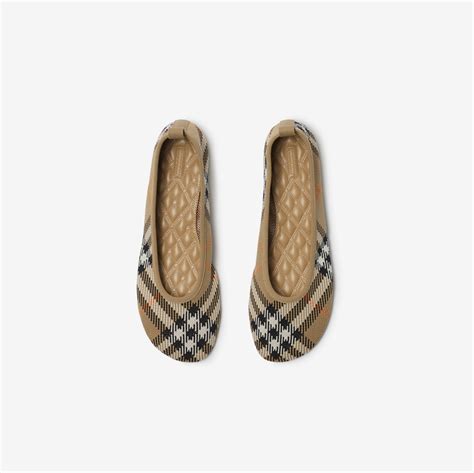 burberry ballerina baby|Check Knit Baby Ballerinas in Sand .